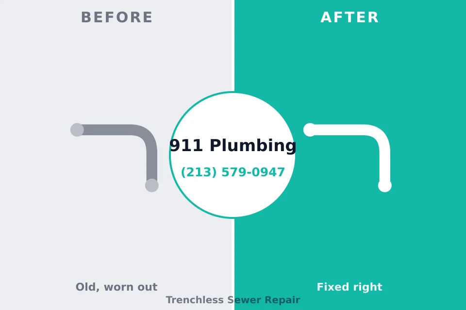 Before and after: plumbing company Plymouth, NC